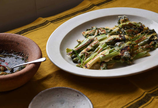 Spring Onion Broccoli Pajeon
